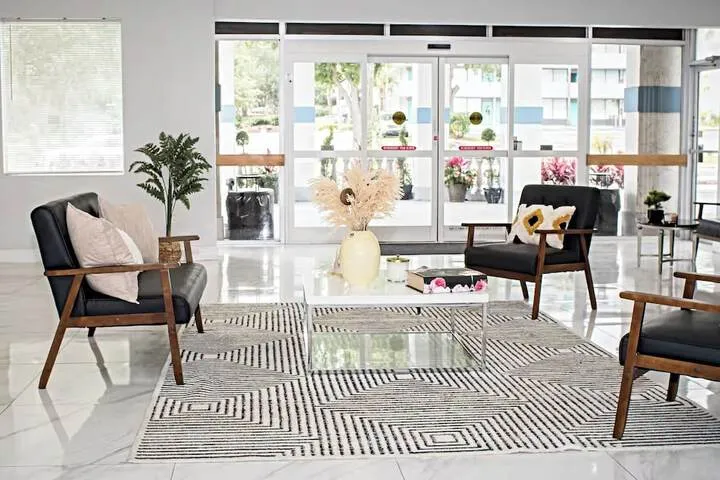 Lobby sitting area
