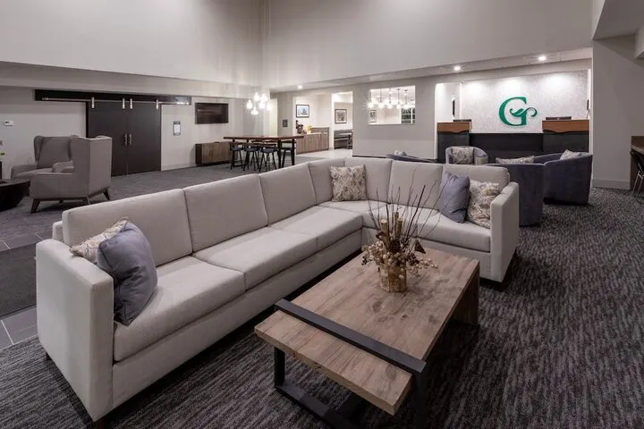 Lobby sitting area