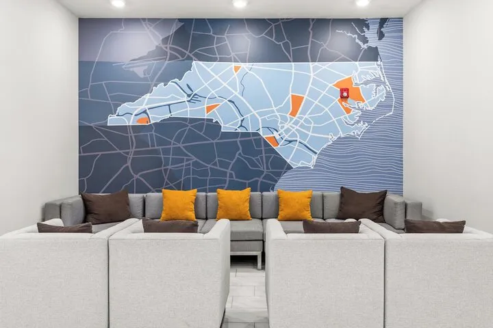 Lobby sitting area