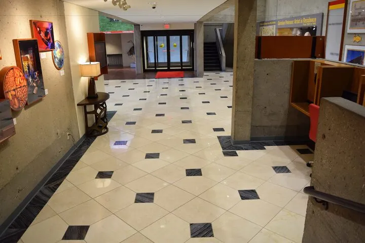 Interior entrance