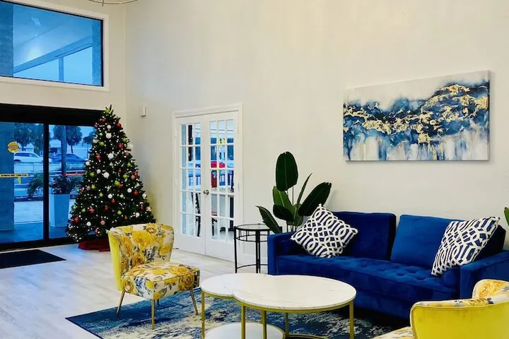 Lobby sitting area