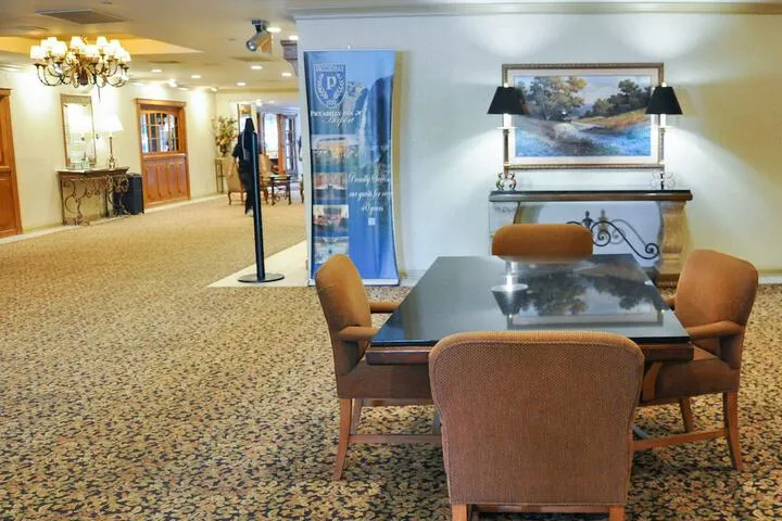 Interior entrance