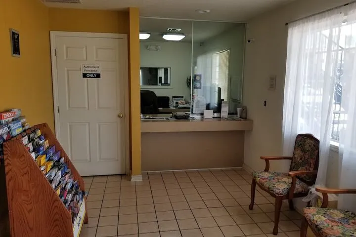 Interior entrance